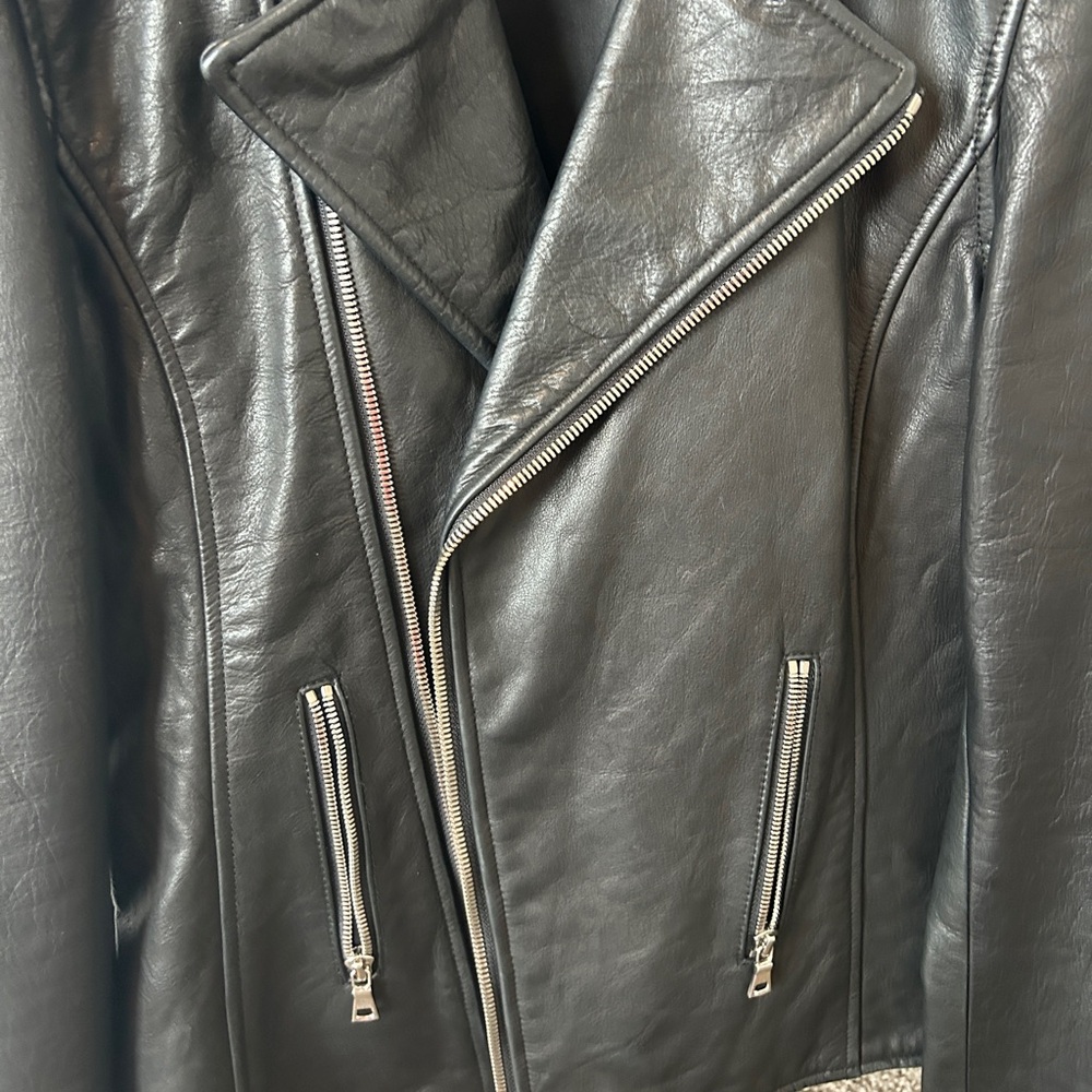 RTA Leather Jacket with fringe - Picture 7 of 8